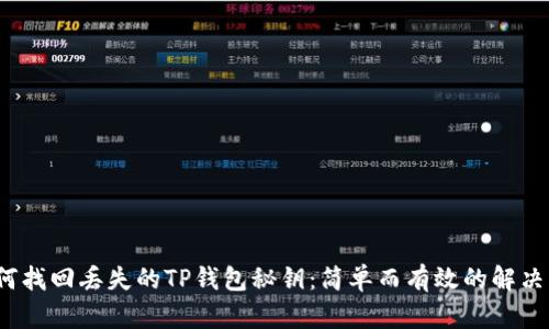如何找回丢失的TP钱包秘钥:简单而有效的解决方案